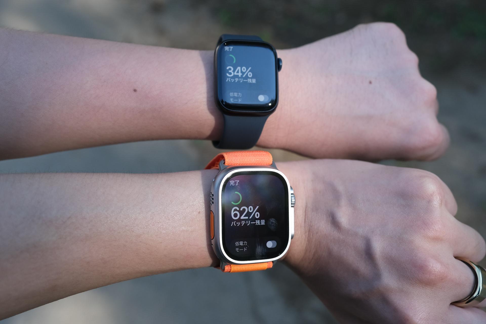 Apple Watch Ultraのロングバッテリー、どれだけもつのか山で試してき 