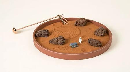 火星で侘び寂び。赤い砂で枯山水が作れるミニ庭園で禅の境地へ