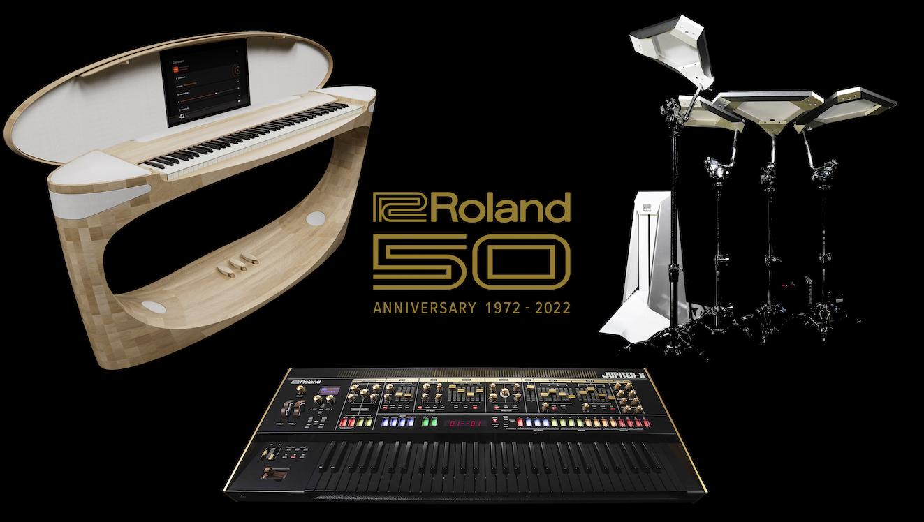 楽器業界の偉大なイノベーター。ローランドが創業50周年を記念して 