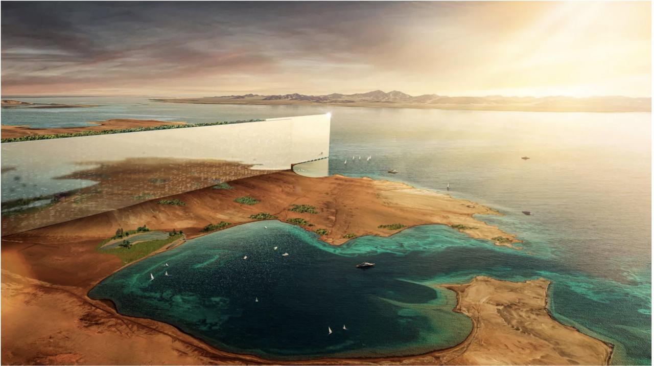 サウジアラビアの壮大な未来都市プロジェクトの建設が始まったみたい