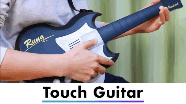 パーティをギターで盛り上げよう！ ｢Touch Guitar｣なら簡単に弾けて持ち運びもラクだよ