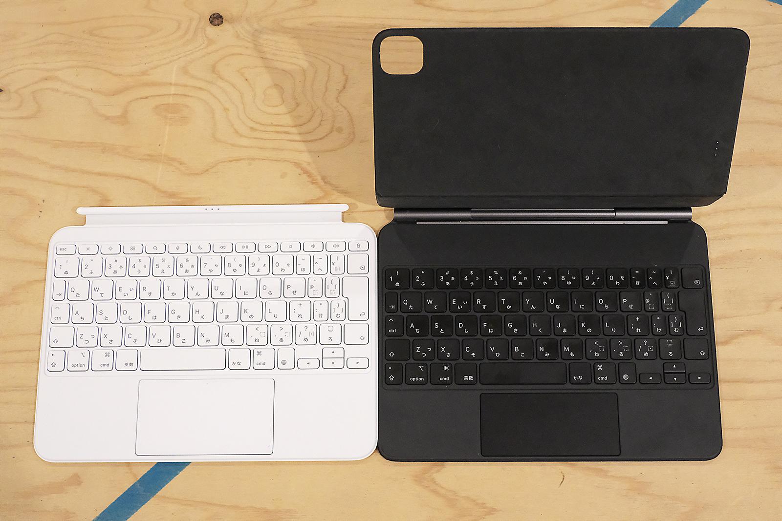 iPad（第10世代）用とiPad Pro用、2つのキーボードカバーはここが