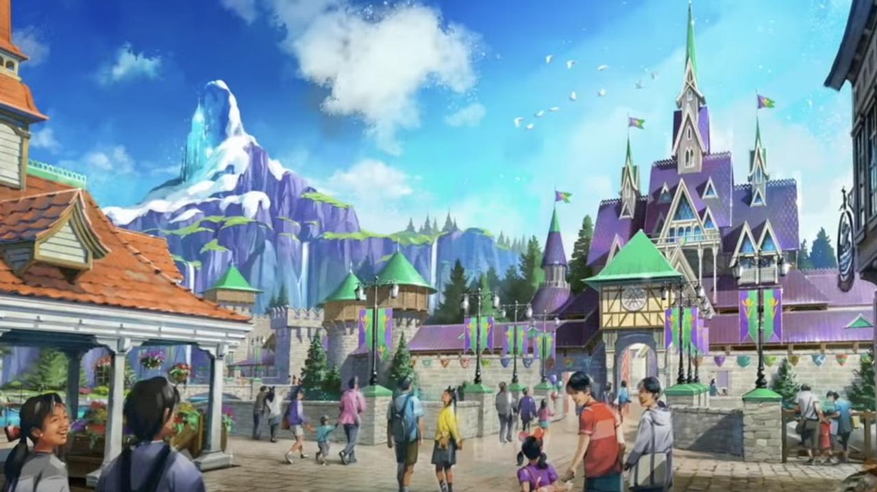 東京ディズニーシーで24年完成予定の ファンタジースプリングス 建造中の映像が公開 ギズモード ジャパン