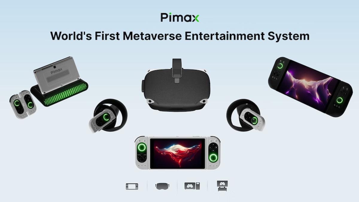 携帯・据え置きゲーム機になってVRもできる新ゲームシステム「Pimax