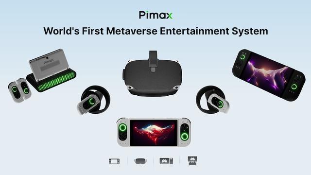 携帯・据え置きゲーム機になってVRもできる新ゲームシステム｢Pimax