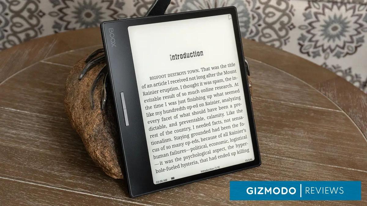 Kindleも他のアプリも入れられる電子書籍リーダー「Onyx Boox Leaf 2 
