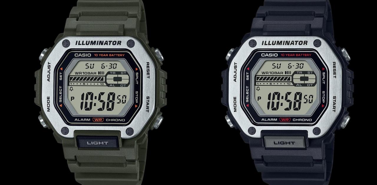 CASIO Collectionの｢MWD-110H｣、メタルフェイスが渋くて実用的