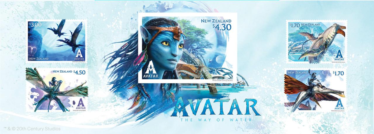 ニュージーランドから映画『アバター』の新作公開記念切手が発売に