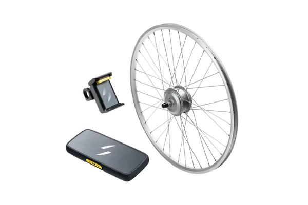どんな自転車も電動化できるキット、大容量になって6倍長く走れる 