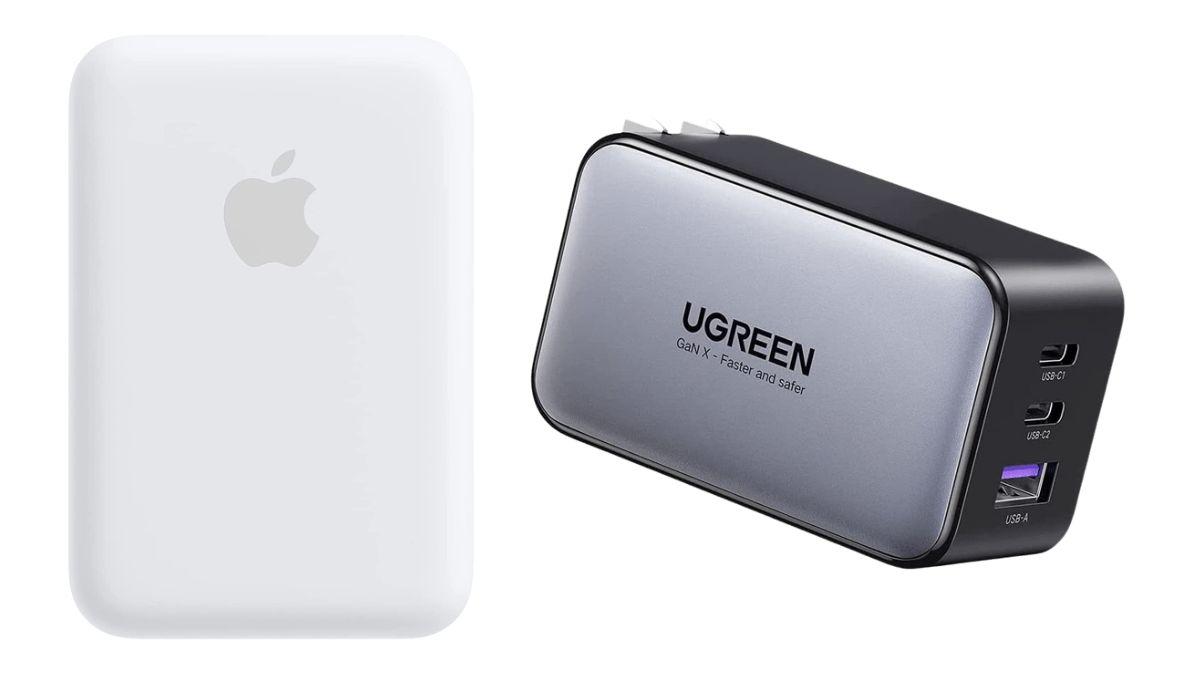 UGREENの3ポート付き充電器が44%オフ、AppleのMagSafeバッテリーパック