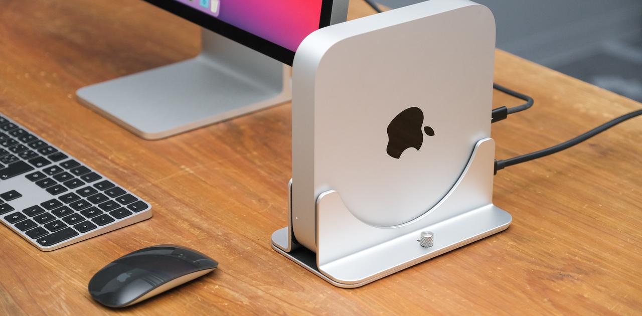 Mac miniを縦にすると置き方のバリエーションが広がります