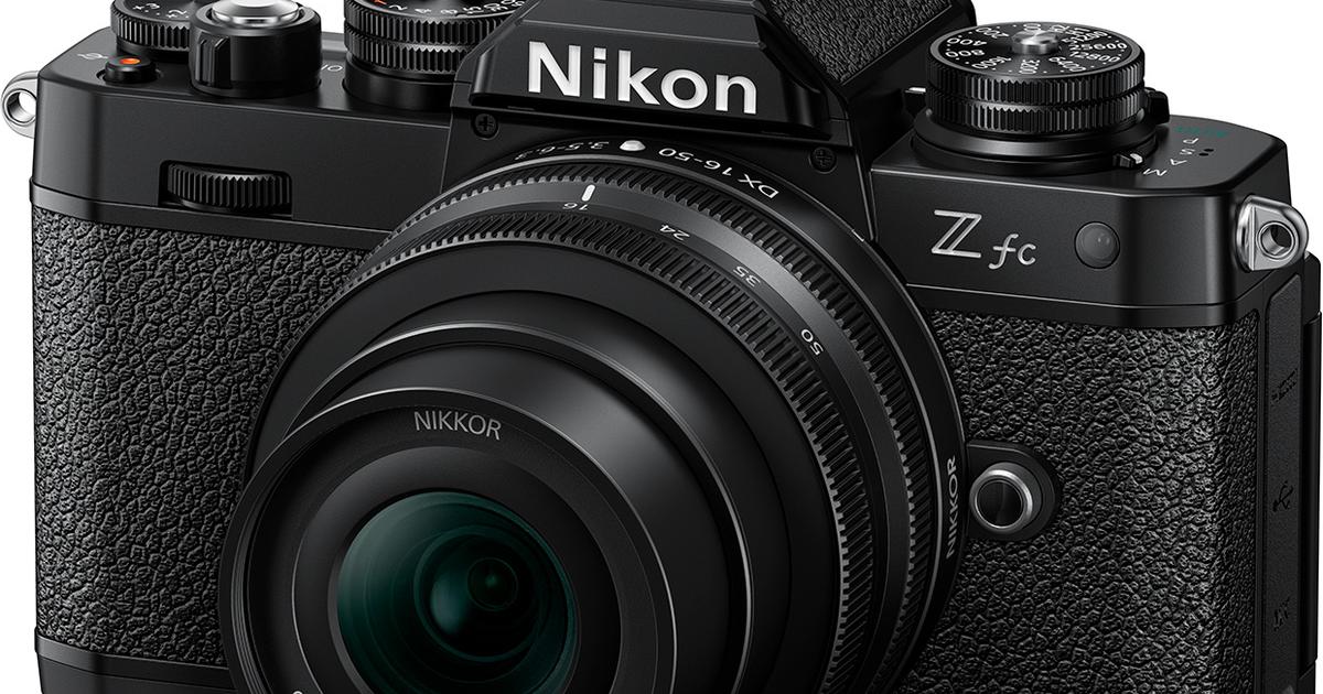 レトロな見た目のNikon Z fcにブラックが追加。シンプルにかっこいい 