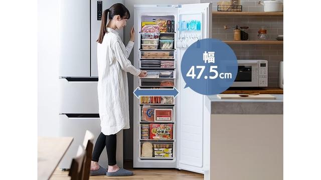 狭いキッチンでもOK！アイリスオーヤマの｢スリム冷凍庫｣ ギズモード・ジャパン
