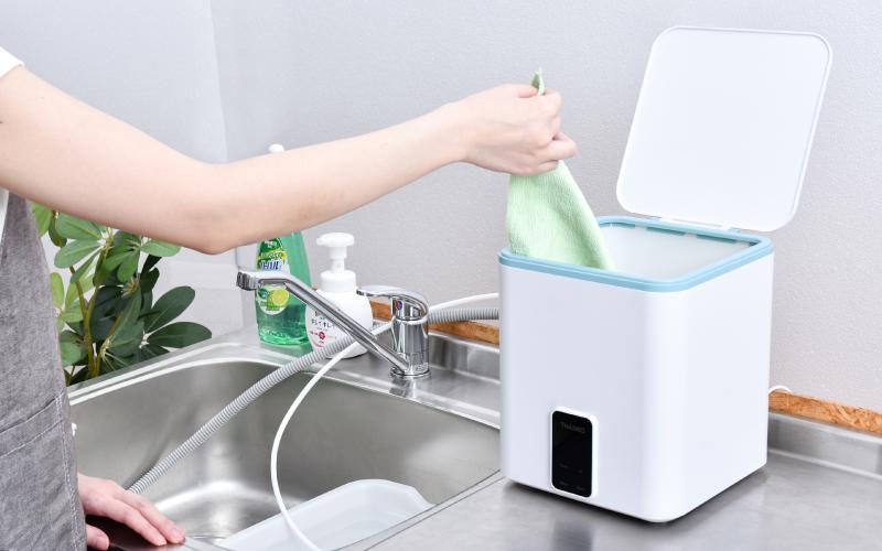 シンクの脇にちょこっと洗濯機置かない？