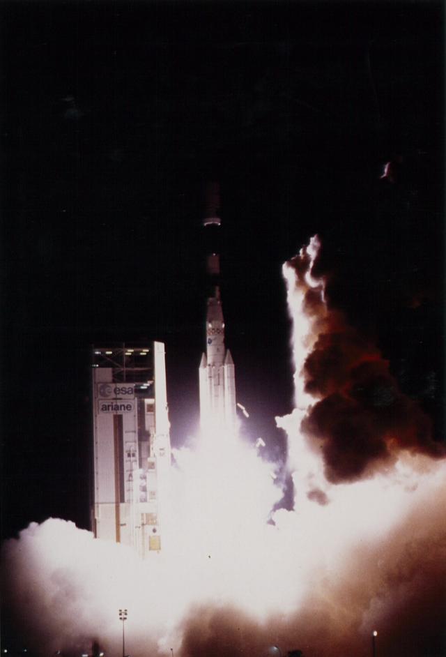 1989.3.7JCSAT-1打上