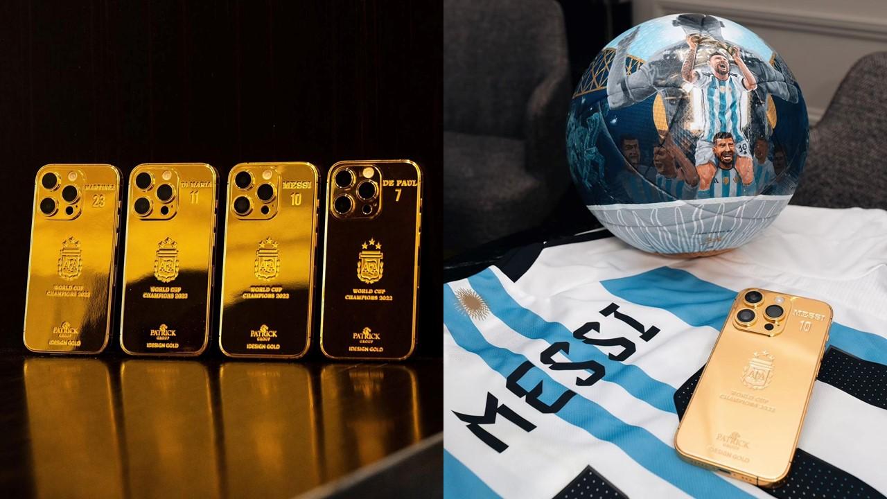 W杯で優勝したアルゼンチンチームに金のiPhoneが贈られる