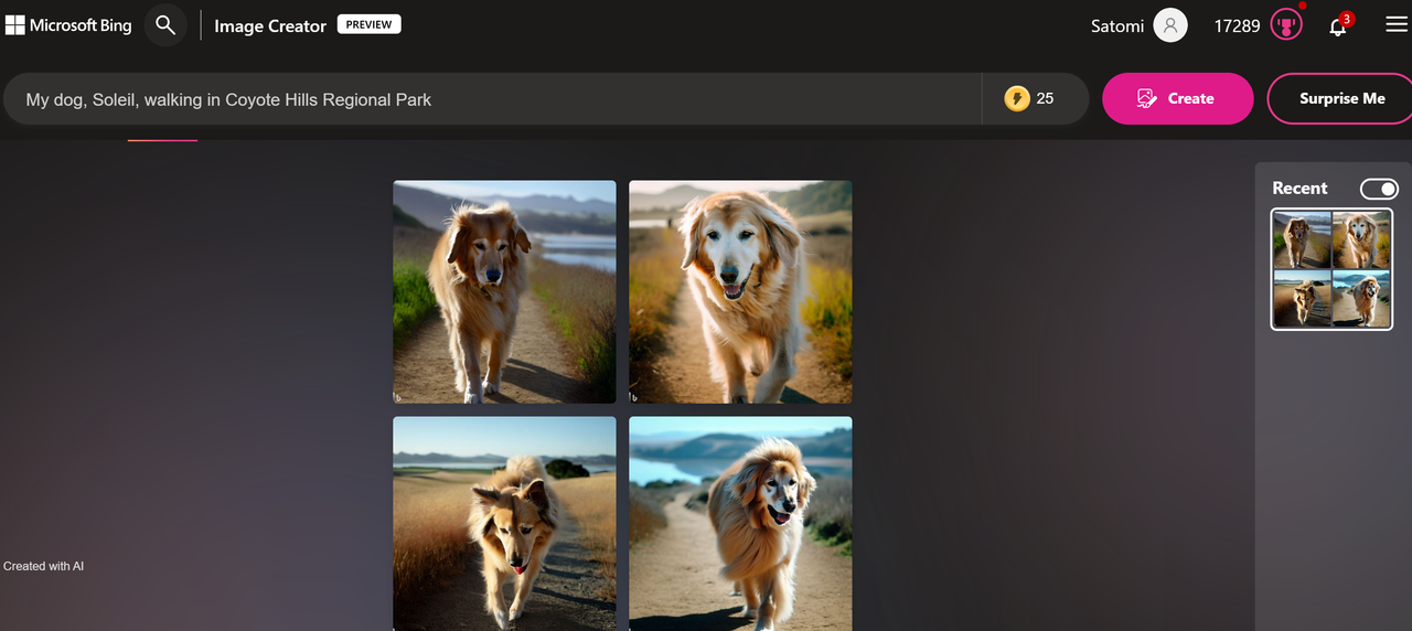 試してビックリ。文字から画像を生成する｢Bing Image Creator｣