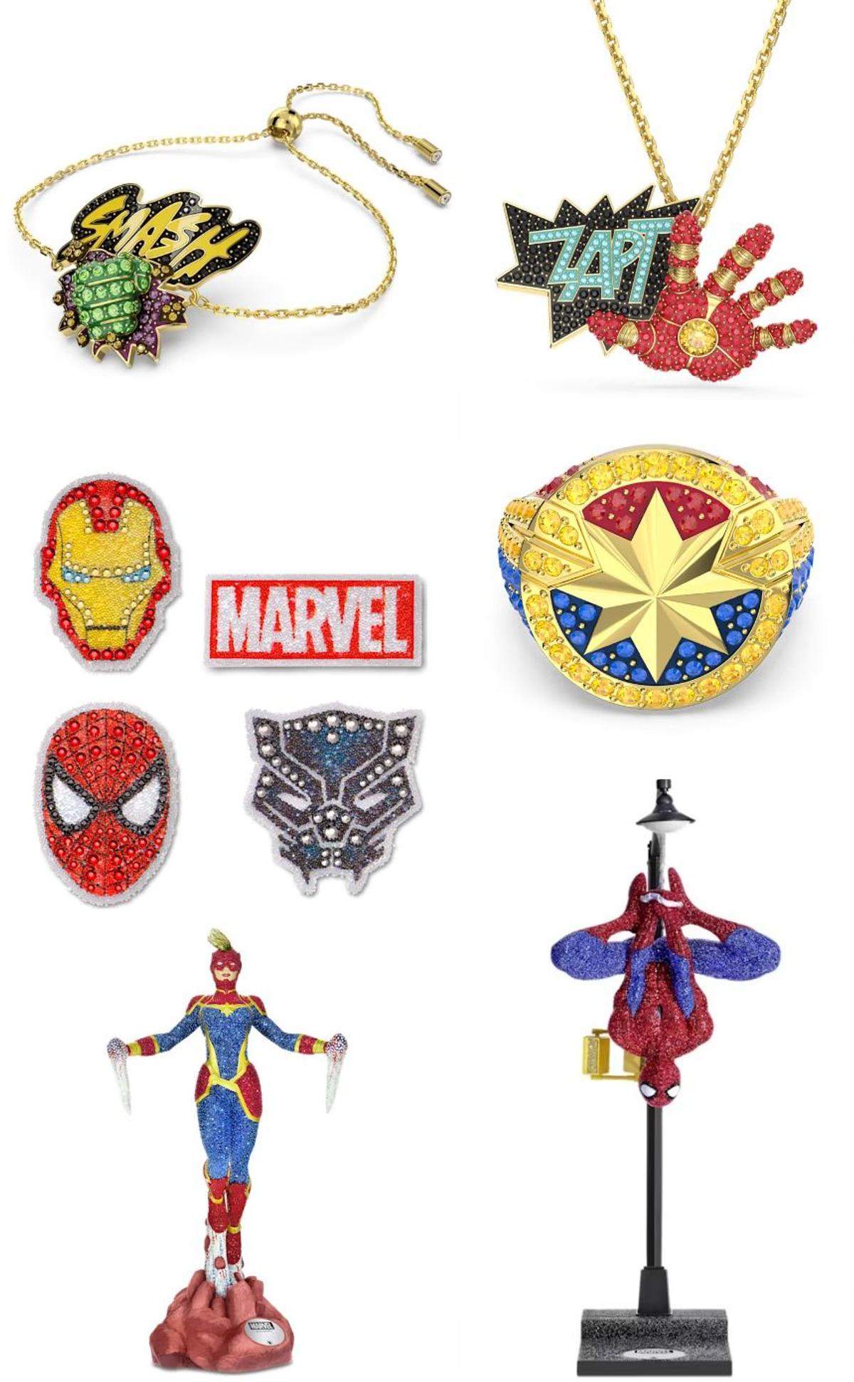 スワロフスキーからクリアで高級感漂うマーベルのフィギュア発売 