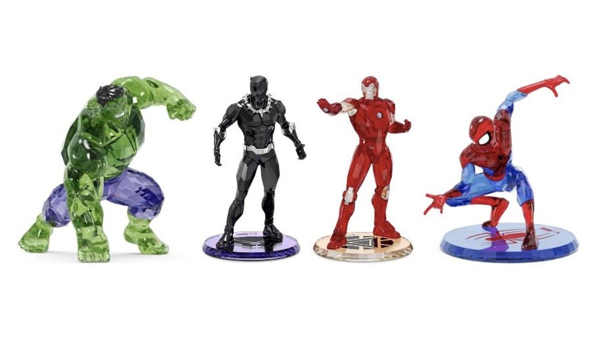 【新品】スワロフスキー スパイダーマン マーベル スワロフスキーからクリアで高級感漂うマーベルのフィギュア発売