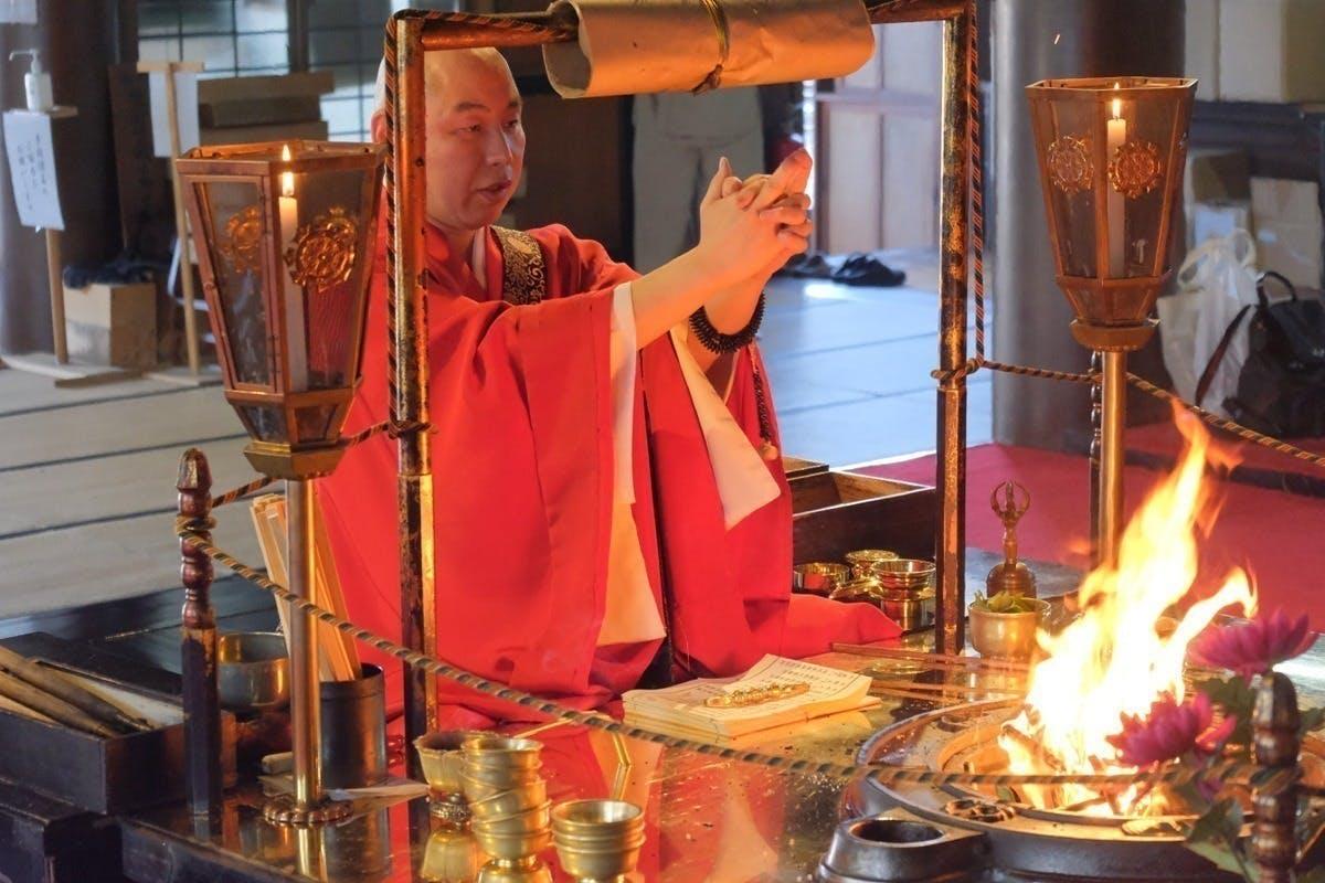 不動明王のご加護あれ！ 信州善光寺大勧進で護摩祈願された