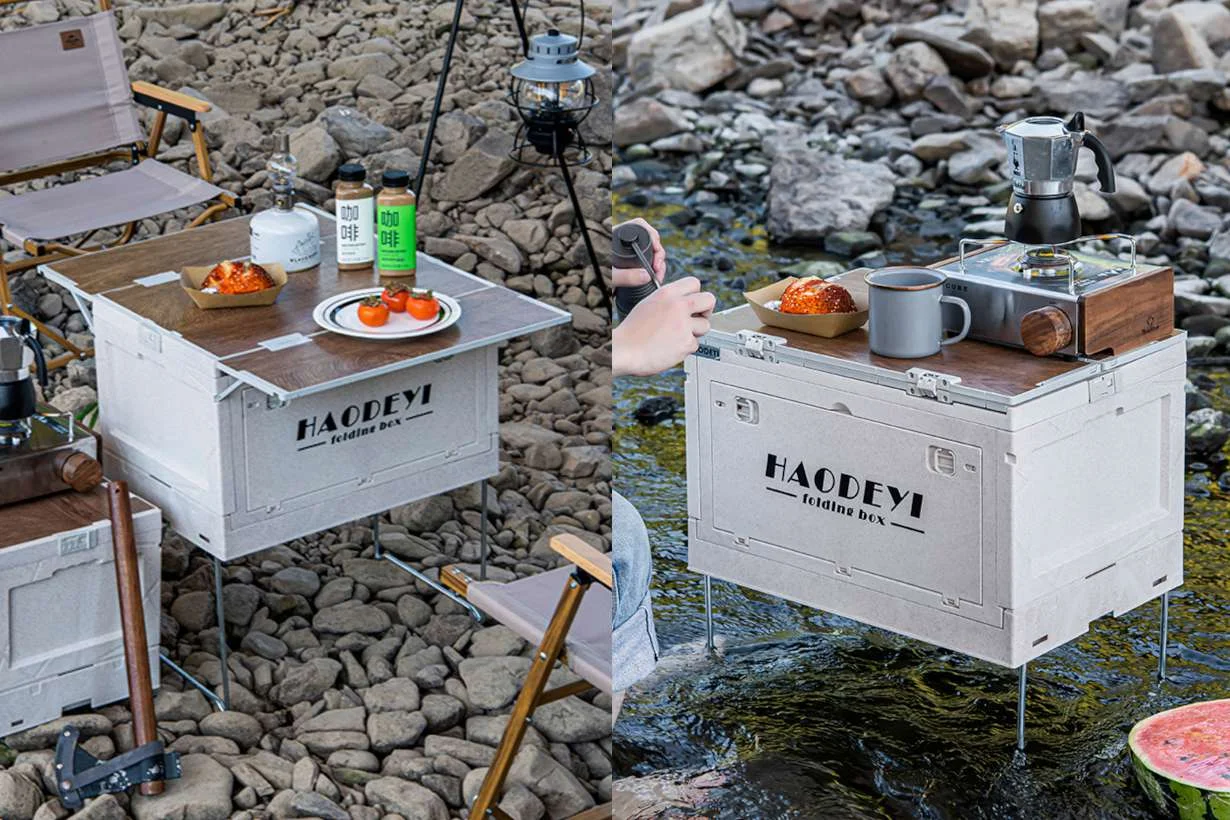 キャンプやBBQ用アイテムの収納と運搬をもっと便利に！ 1台4役のマルチ