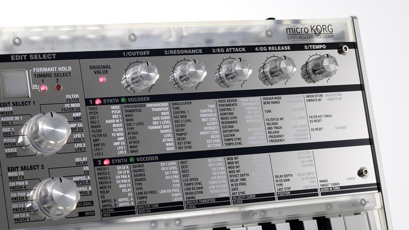 KORG microKORG アナログシンセサイザー、スケルトンモデル microKORG Crystal - SYNTHESIZER/VOCODER | KORG (Japan)