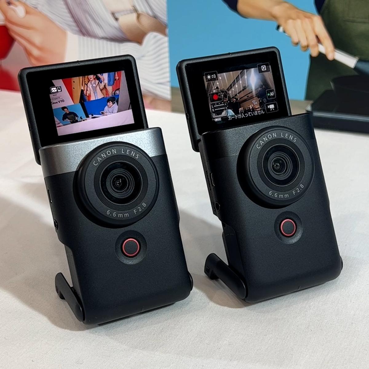 ソニーに続きキヤノンも「Vlogカメラ」に参戦！ PowerShot V10は59,950 