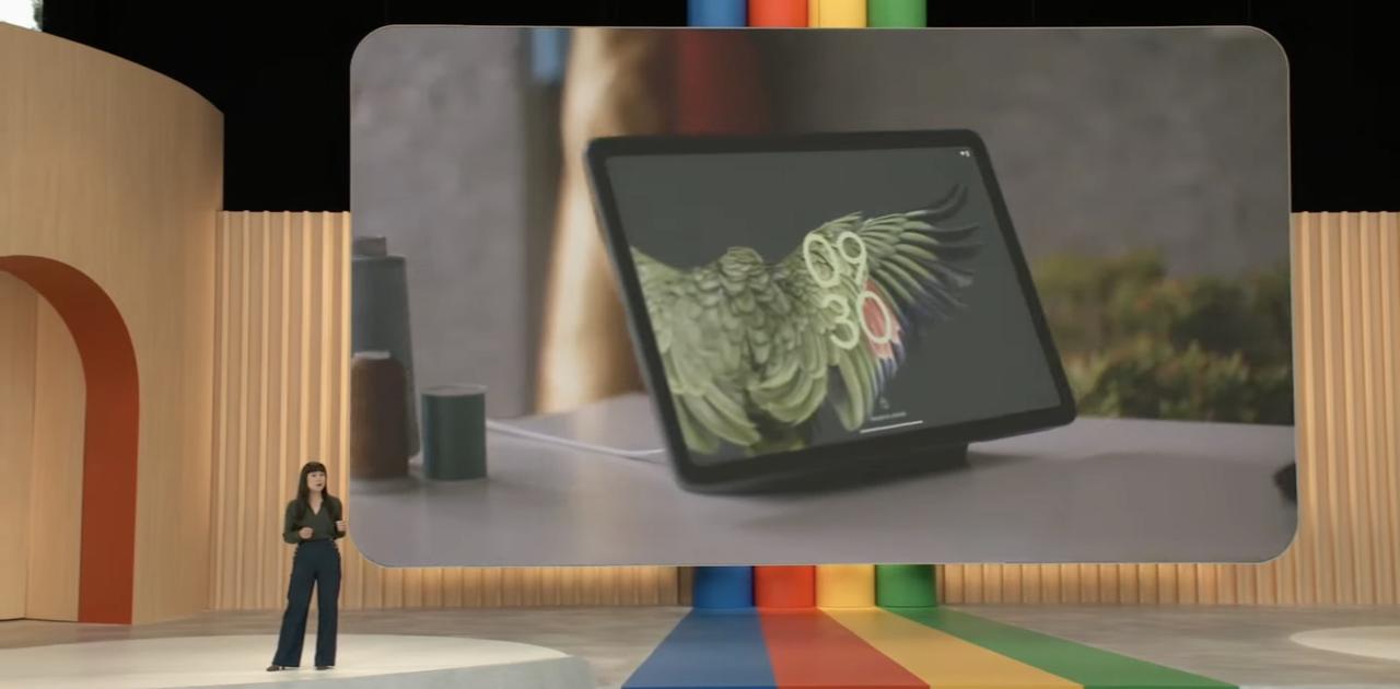 Google謹製タブレット｢Pixel Tablet｣登場。スピーカーホルダーも付いてくる #GoogleIO