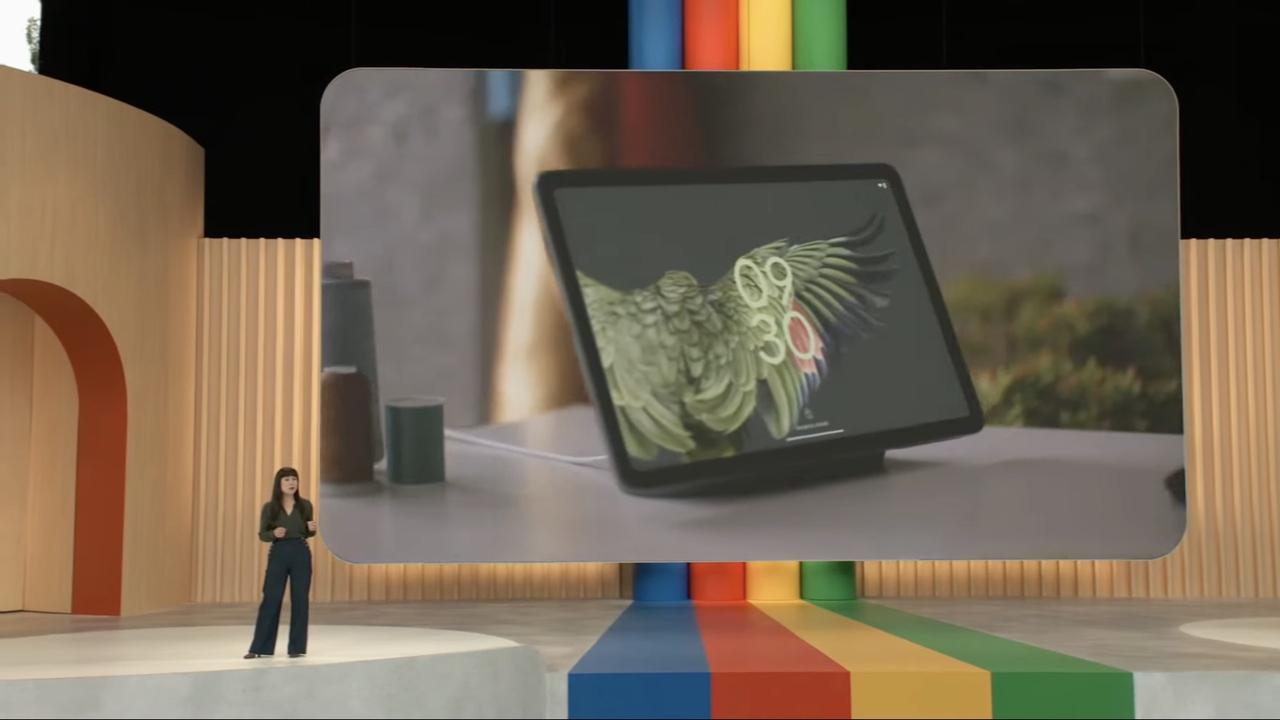 Google謹製タブレット｢Pixel Tablet｣登場。スピーカーホルダーも付いてくる #GoogleIO