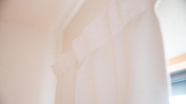 無印良品 防炎 遮光性 ドビー織りノンプリーツカーテン 幅100×丈