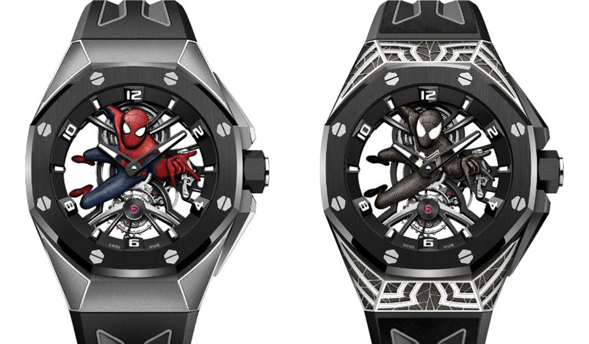 3Dのスパイダーマンが文字盤に。躍動感たっぷりなオーデマ ピゲの 