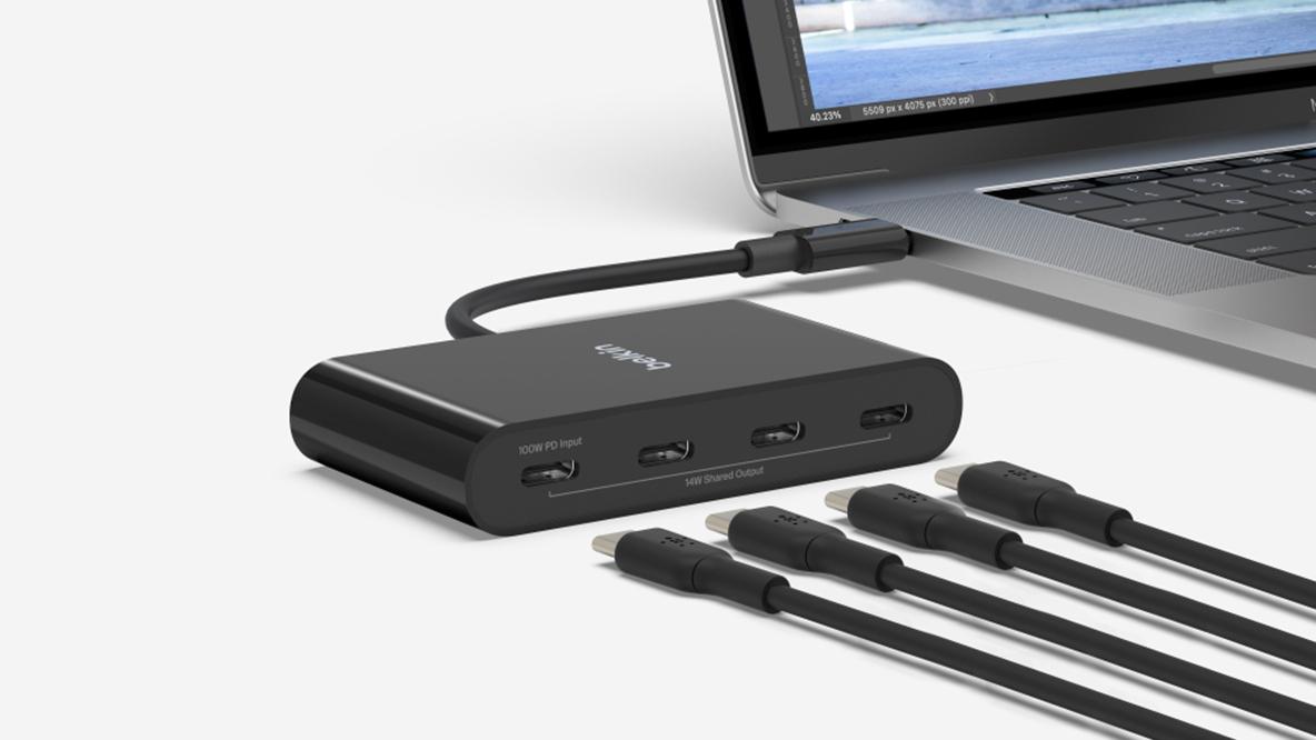 Belkin Connect™ USB-C to 4ポートUSB-Cハブ