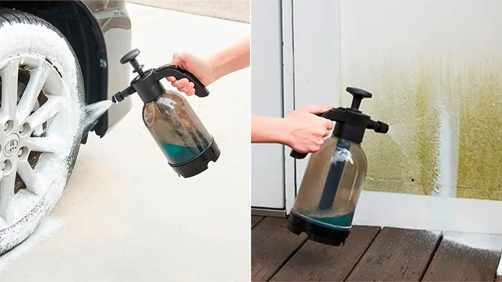 これ1つで洗車がラクに。ホースや電源なしでジェット噴射できるスプレー