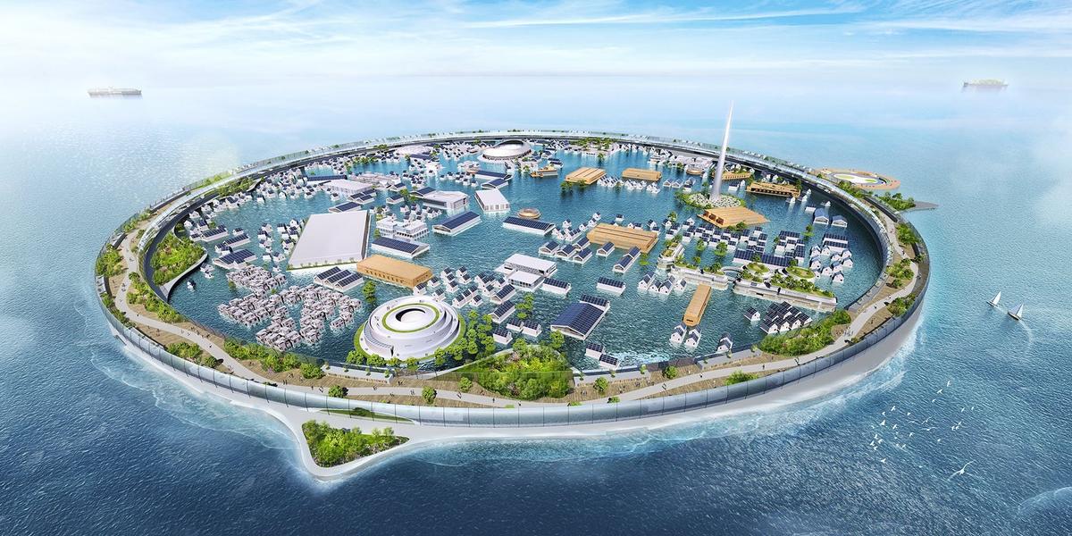 日本でも1万人が住める海上都市計画「Dogen City｜同源都市 