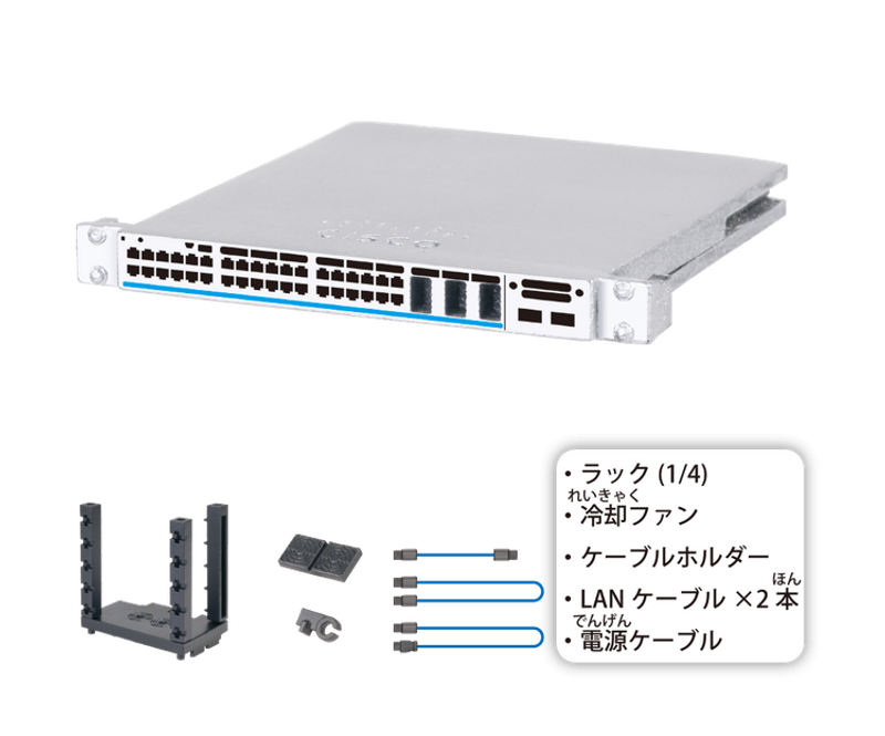 カプセルトイで手に入る1/12スケールのネットワーク機器 | ギズモード
