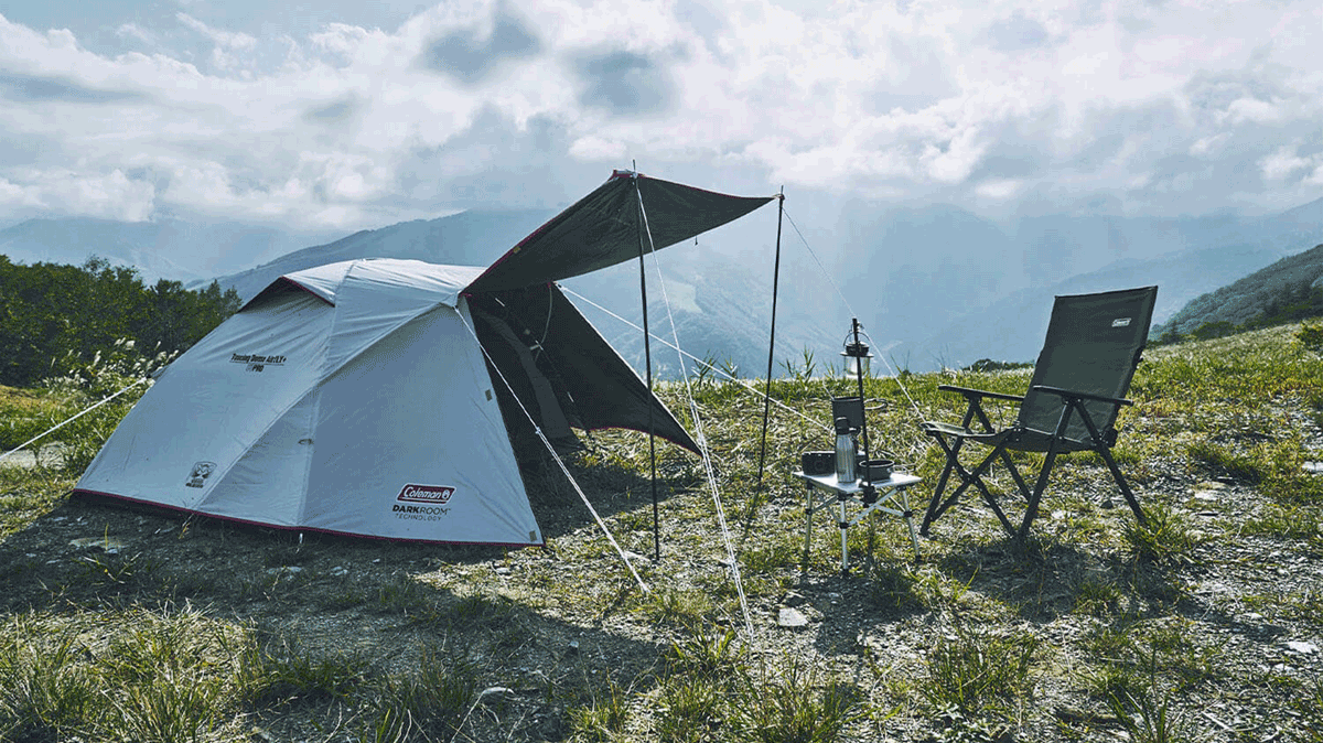 夏キャンプ最強テント！日光＆UVをブロックするコールマンの