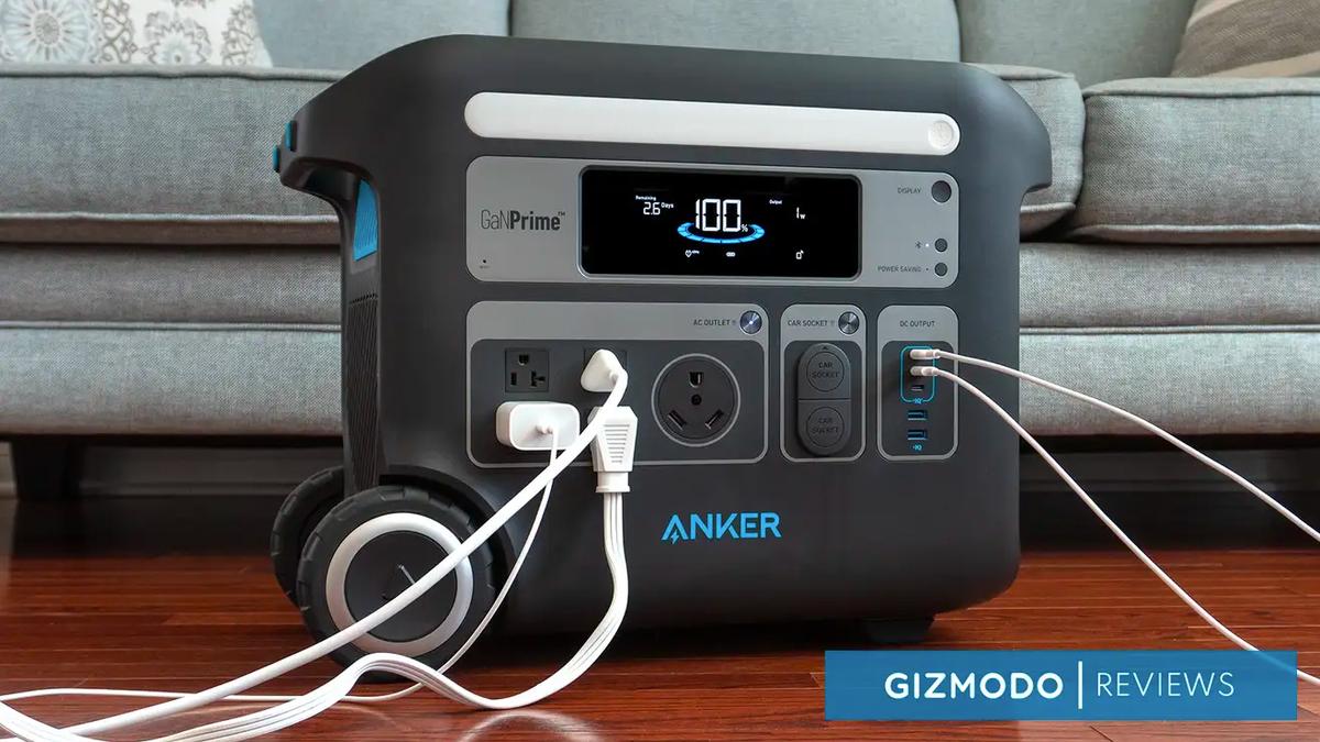 アンカー最大のポータブル電源を非常用電源として使ってみた 