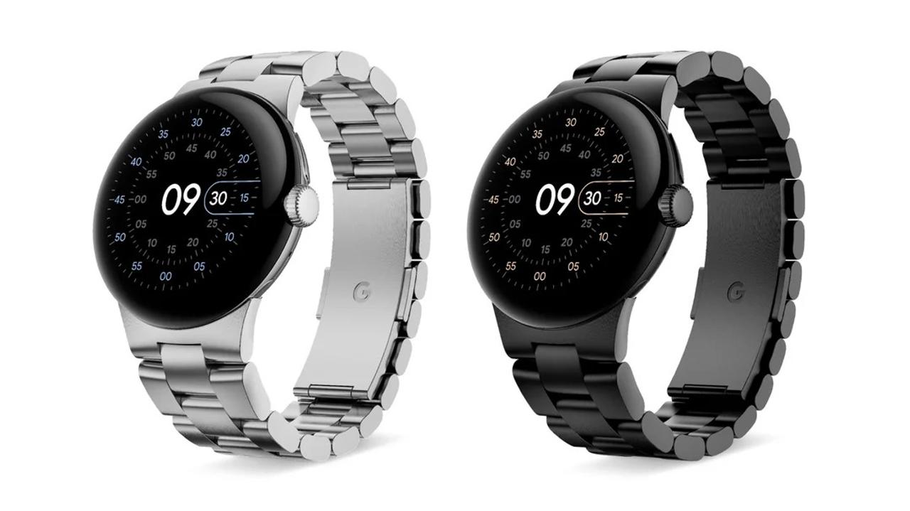 雰囲気変わるねー。GoogleからPixel Watch用のメタルバンドが出るよ 
