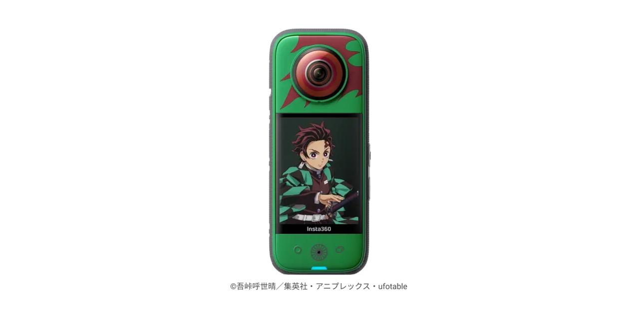 充血したレンズが捉える360度。Insta360 X3と鬼滅の刃がコラボ 