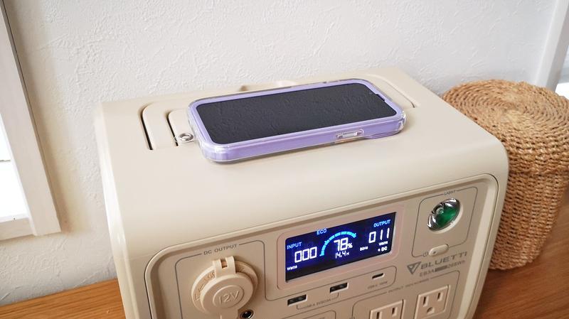 はじめてのポータブル電源。シンプルな操作感で、毎日活躍してくれます