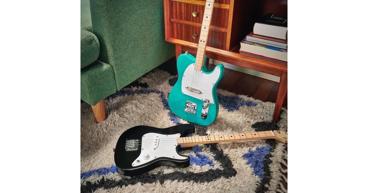 弦が少ないから簡単。3弦ミニギターにフェンダーモデル登場 