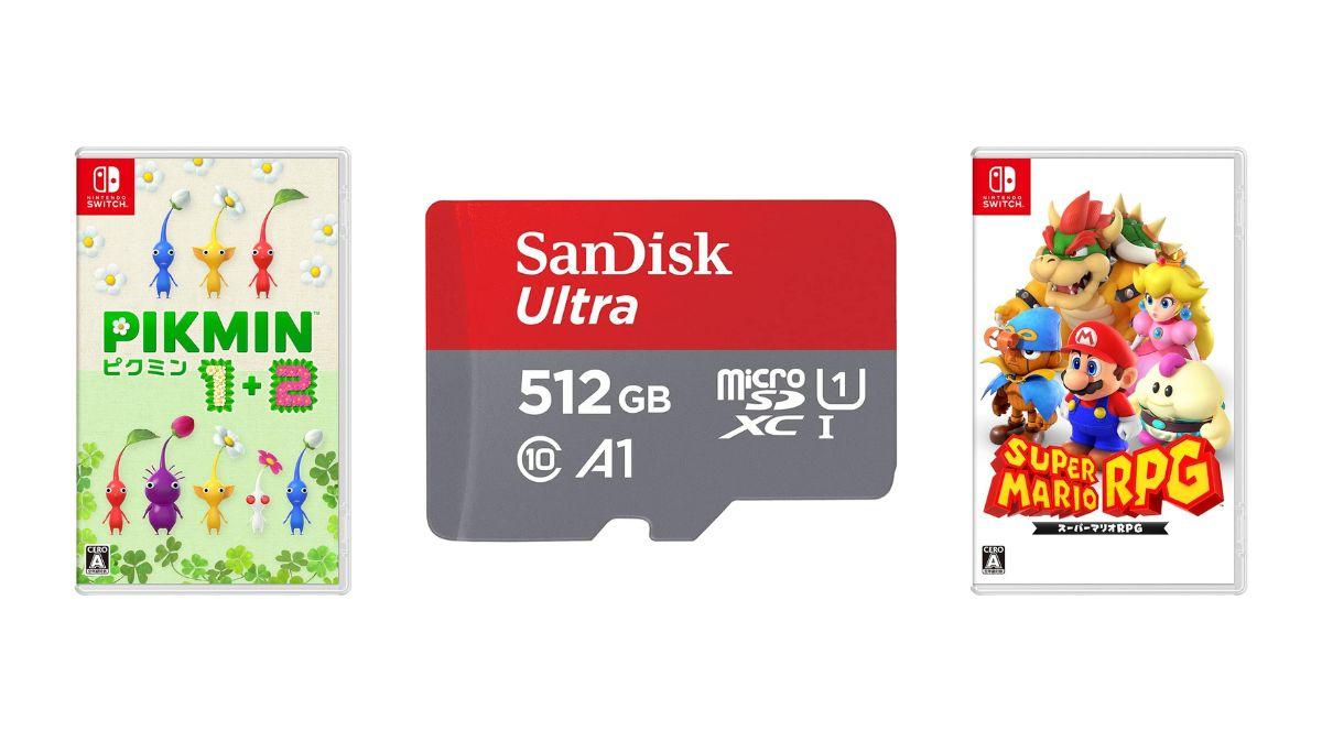 SanDiskのMicroSDが安いからSwitchのソフトの人気ソフトもバンバン予約