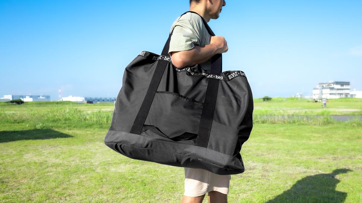 モンベルのトートバッグは容量がやばい！ 抜群の使い勝手がキャンプを 