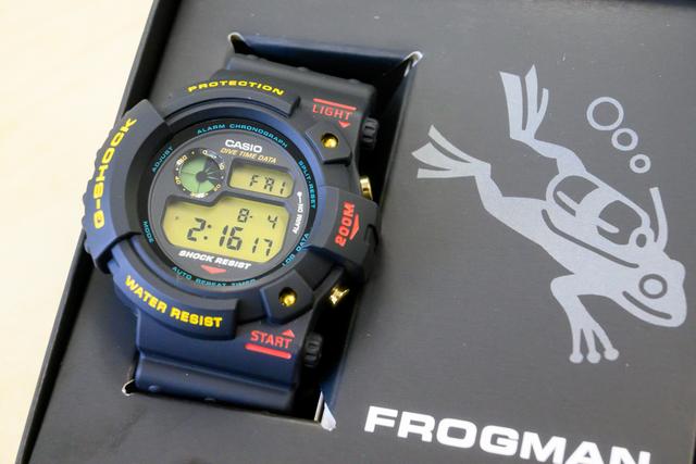 CASIO G-SHOCK FrogmanDW-8021 にぎにぎし