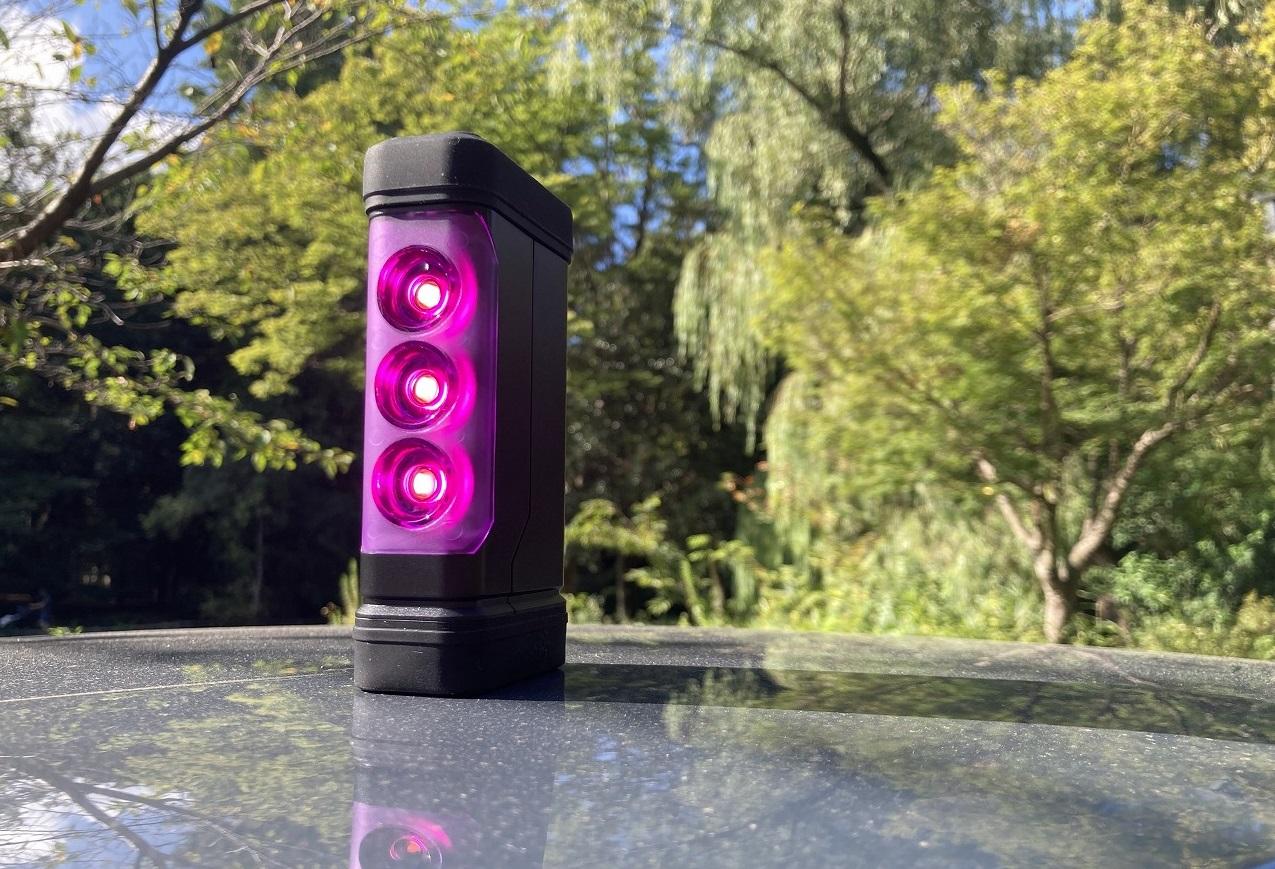 光害 ノーマル筒 紫2面直角 表示しないと罰金6000円。小さくて頼りになるこれ、用意してお