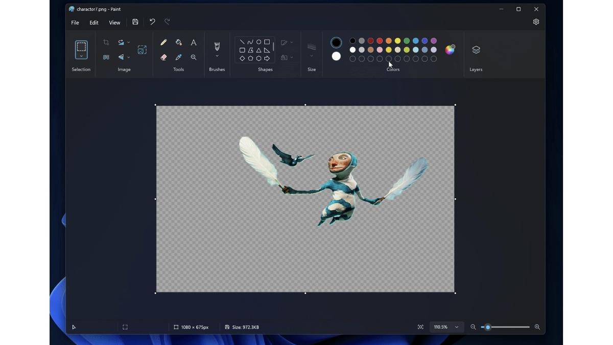 お絵描きソフト「MS Paint」が大幅アプデ。レイヤー機能と透過PNGをサポート | ギズモード・ジャパン