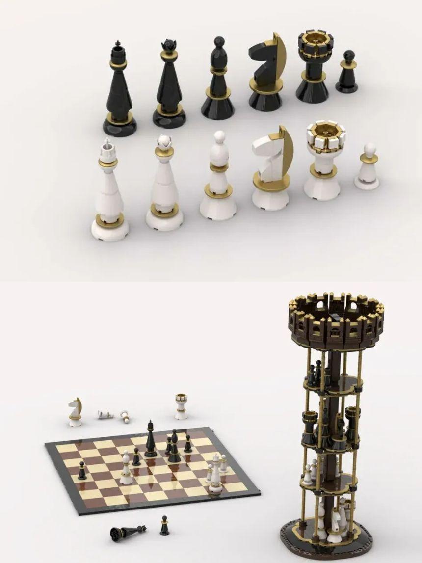 ナイスアイデア。収納時に中世の塔になるレゴ製のチェス | ギズモード 
