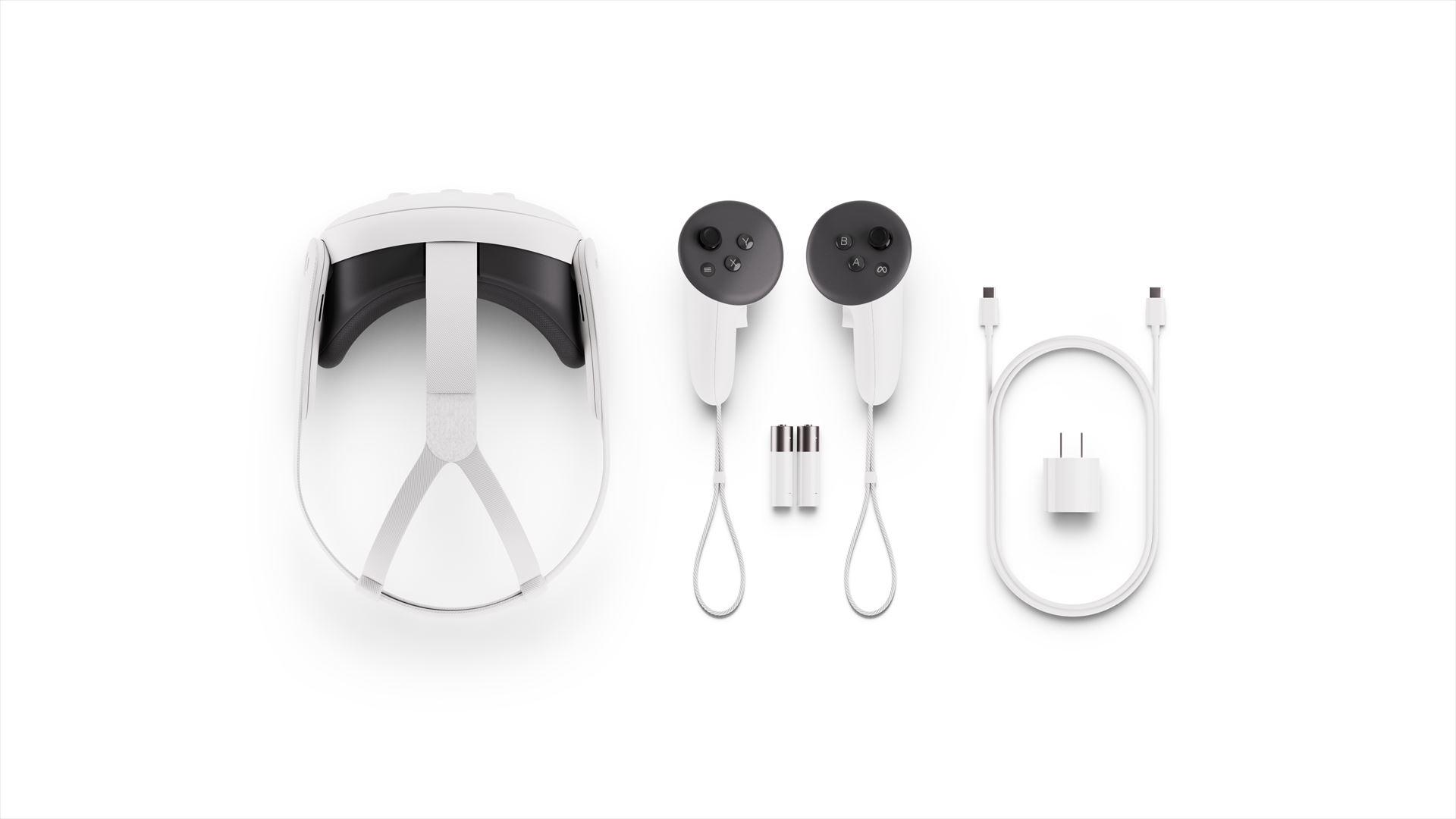  Quest 3 128GB ヘッドセット　2台！ Quest 3 128GB 899-00591-01 オールインワンVRヘッドセット
