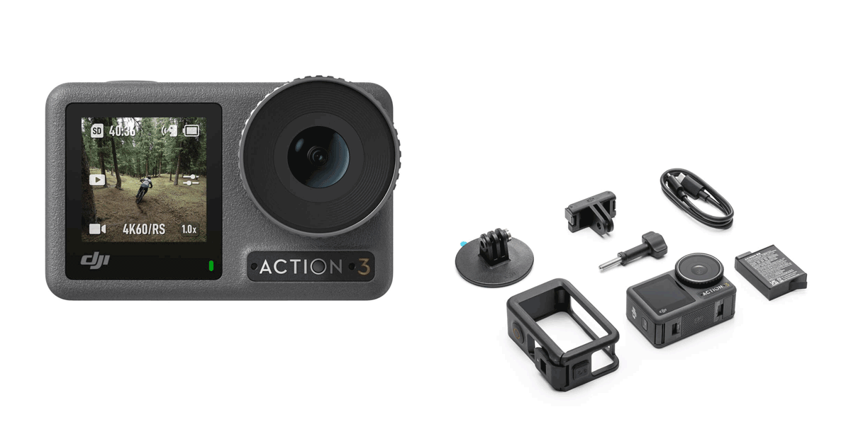 コスパ良すぎ。DJIのアクションカメラ「 Osmo Action 3 スタンダード 