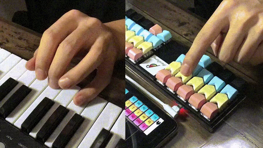 鍵盤楽器 ParoTone 挫折しない鍵盤楽器!?誰でもサクサク習得できる「Paro Tone